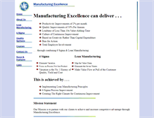 Tablet Screenshot of manufacturing-excellence.ie